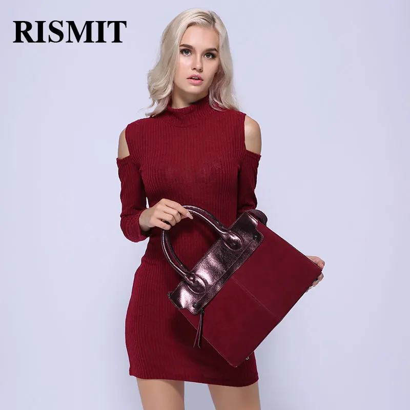 RISMIT женская сумка из натуральной кожи большая тоут с принтом под змеиную кожу