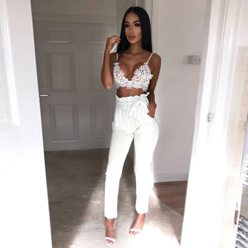 Линь Сяо 2018 Весенняя Новинка Горячая леди платье повседневные штаны модные