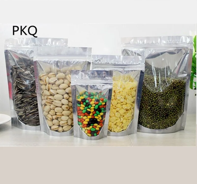 9 размеров молния стоячий мешок пищевой небольшой замок типа сумки из