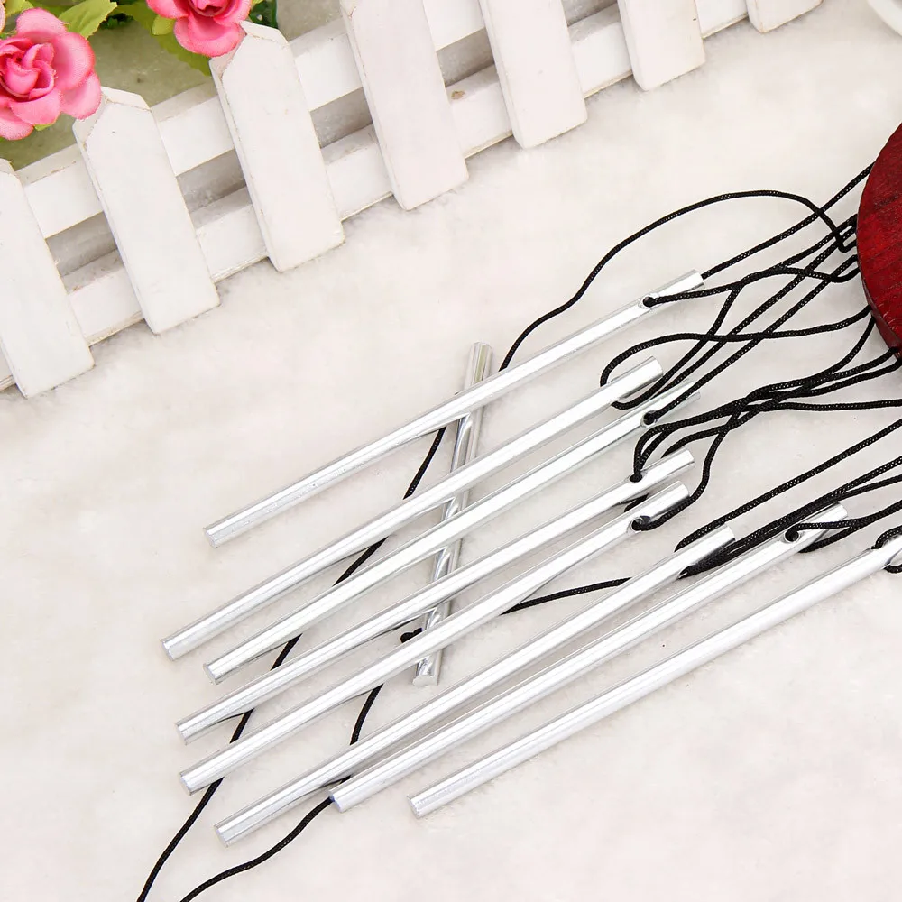 Удивительные 9 трубок деревянная часовня церковные колокольчики Декор двора