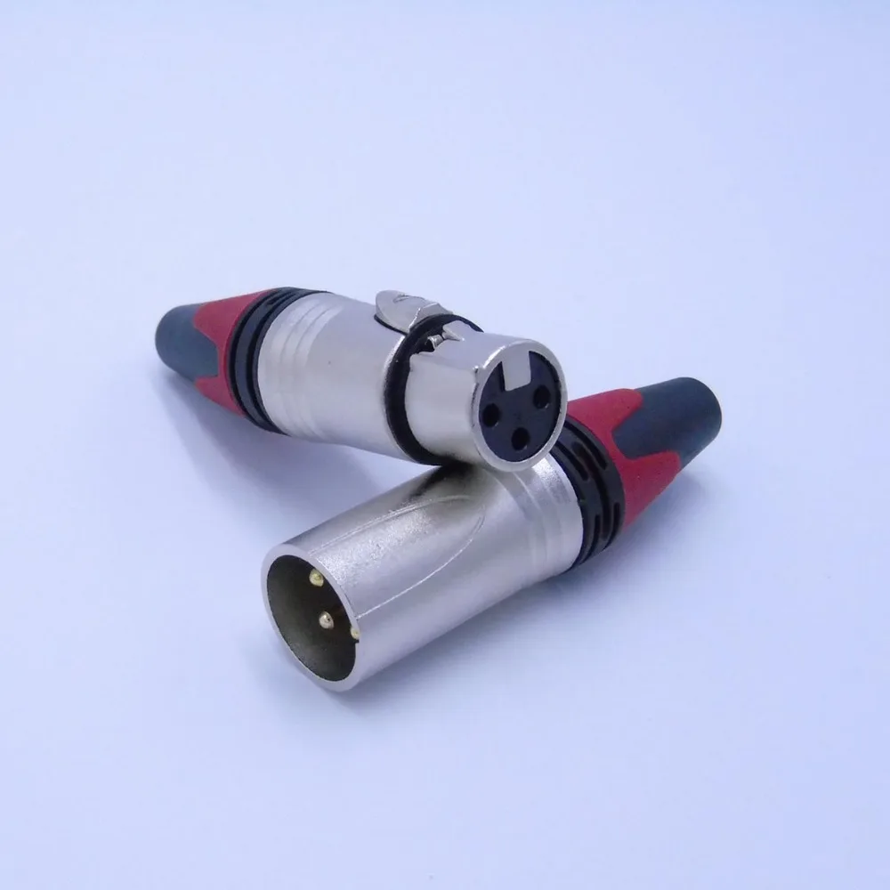 Высококачественный аудиоразъем xlr 100 шт./лот штекер для микрофона с 50 шт. NC3MXX и NC3FXX