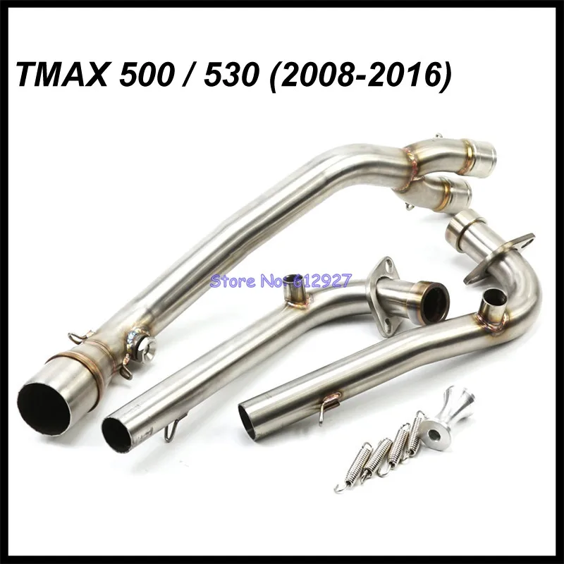 Мотоцикл TMAX500 TMAX530 глушитель выхлопной трубы Системы выхлопной Слипоны для Tmax 500 530(2008-) с глушителем