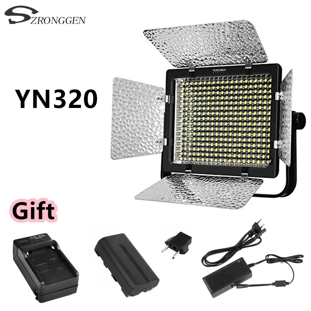 Светодиодная панель YONGNUO YN320 для фотостудии светильник видеосъемки с держателем