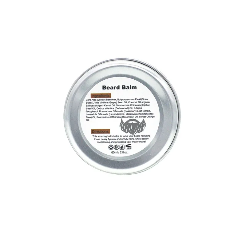 

Organic Beard Preboily Conditioner Beard Balm Moustache Cream Beard Oil Set Moisturizing Moustache Wax Brush Comb Natural
