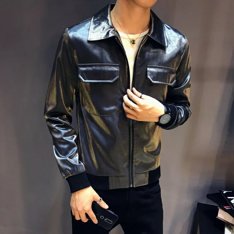 Мужские куртки и пальто Sharp ярко-синие черные серые зеленые сценическая одежда