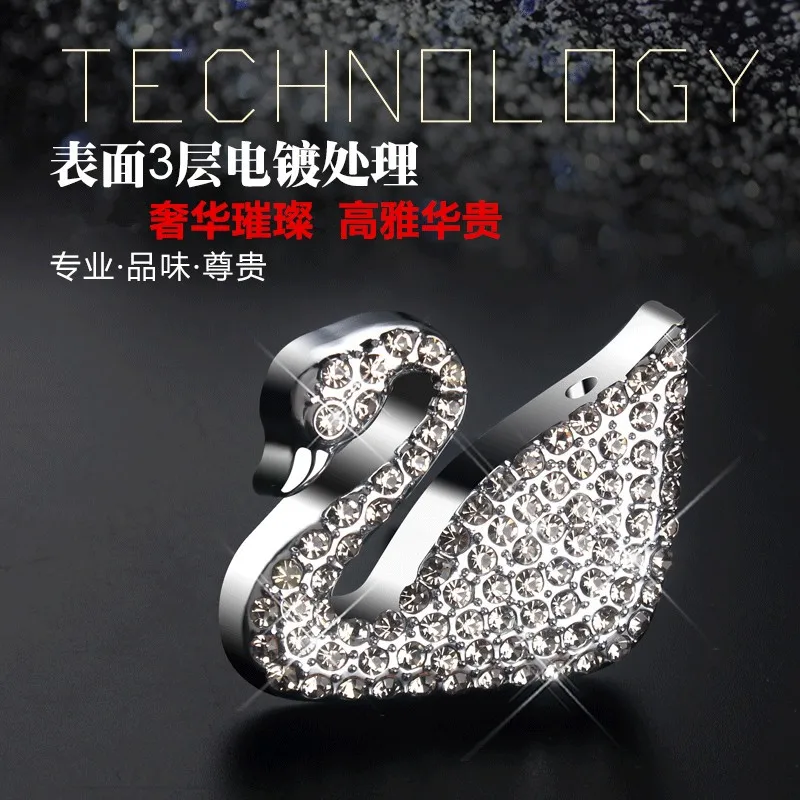 2 шт. новый автомобильный Алмазный Лебедь дизайн освежитель воздуха держатель