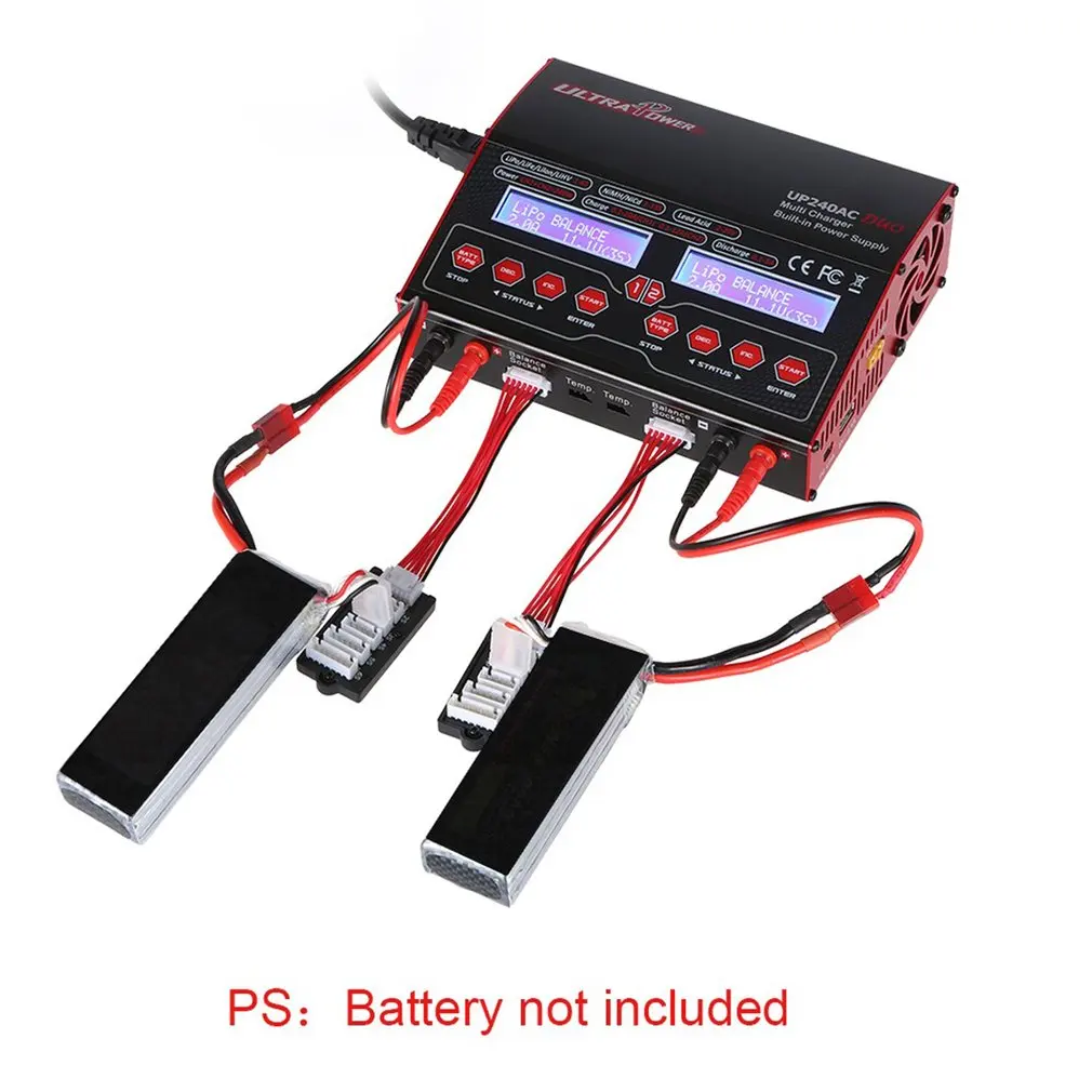 Ультра мощность до 240 AC DUO Вт 2в1 LiIo/LiPo/LiFe/NiMH/Nicd батарея RC Баланс Зарядное устройство