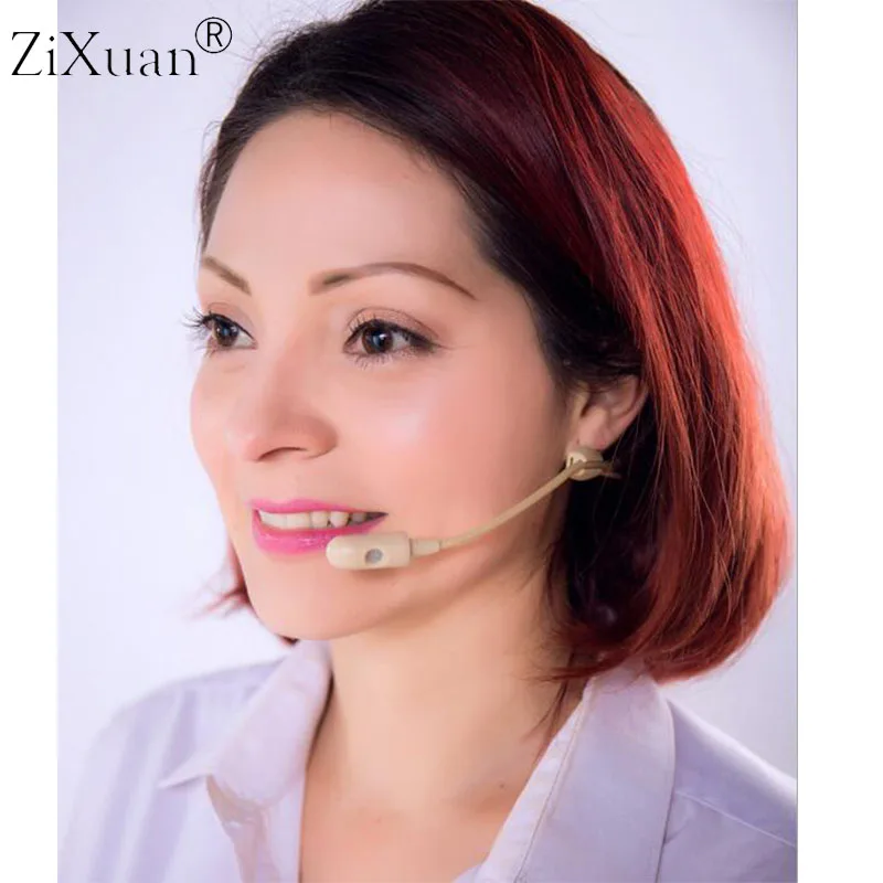 Wireless Headset Headworn Microphone with Mini 4 Pin XLR TA4F for Shure Sennheiser AKG Samson MiPro Audio-Technica Mic System