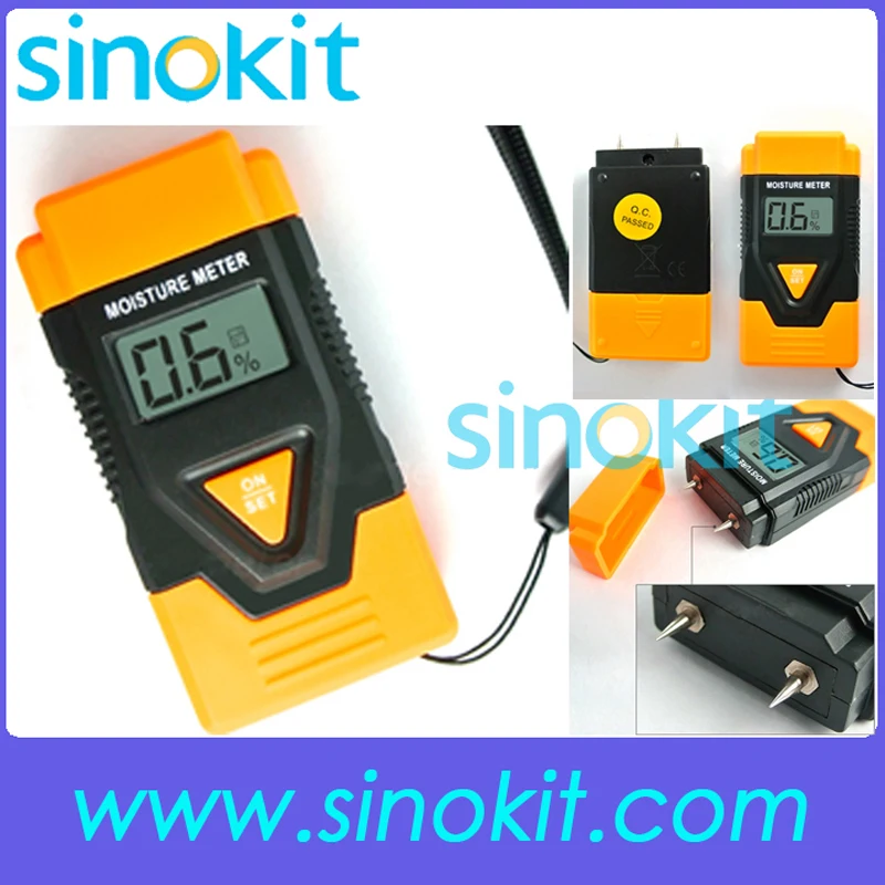 

Free shipping Portable 2 Pin Wood Moisture Meter -DM1100