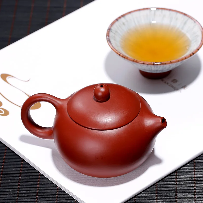 Большой красный pao Xishi Yixing Purply Глиняный Чайник для китайского чая кунг-фу чайные