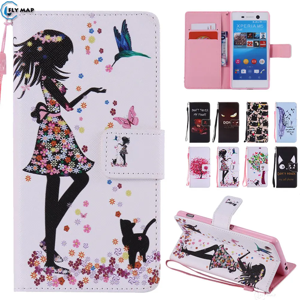 Чехол-книжка с бумажником для sony xperia m 5 E5633 E5603 PM-0871-BV Чехол для мобильного телефона чехол для sony xperia m 5 dual E5663 E5643 E5606 коробка