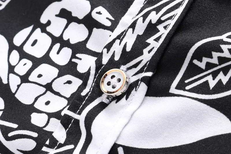 Рубашка мужская приталенная с коротким рукавом гавайская Праздничная