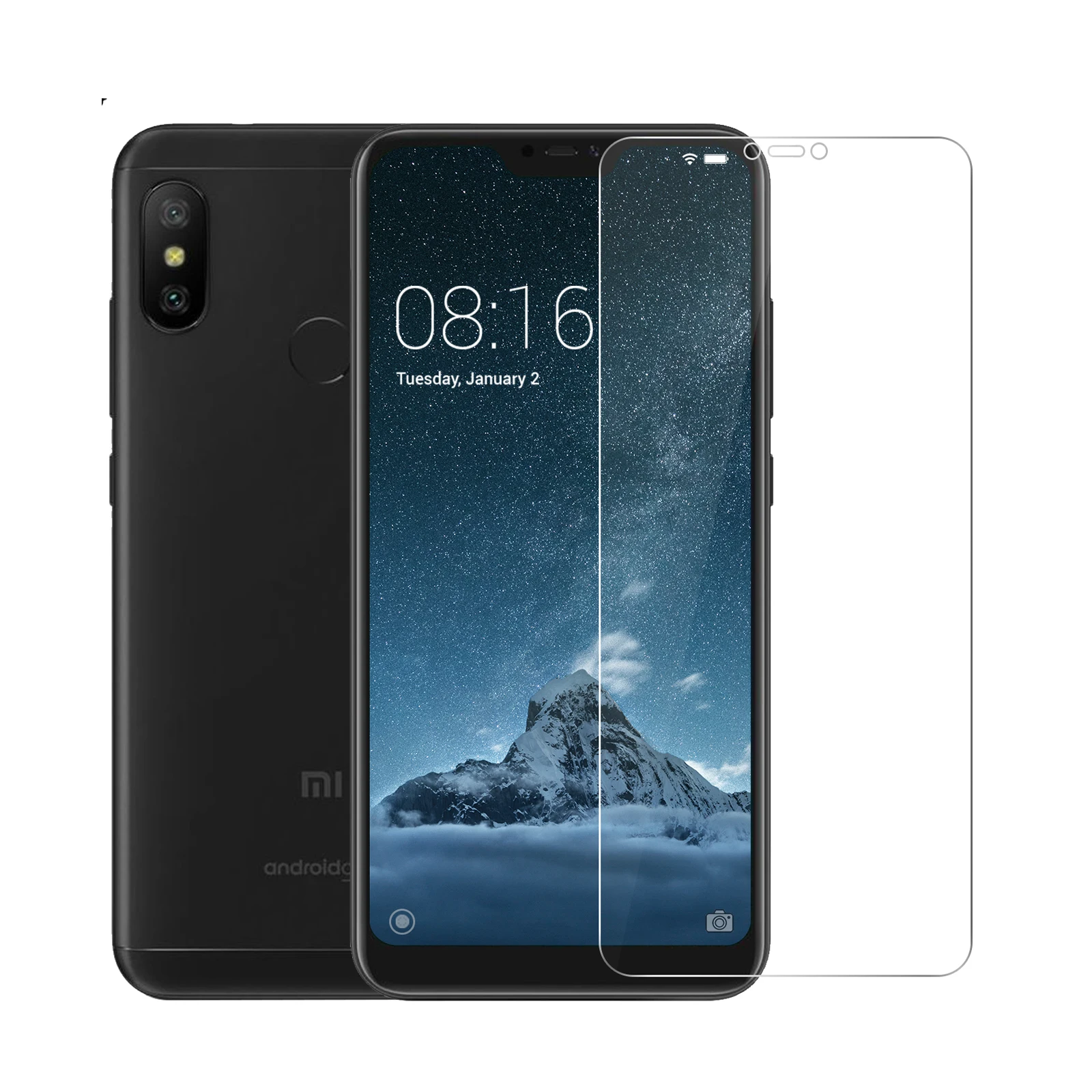 2.5D 0 26 мм 9H Премиум Закаленное стекло для Xiaomi Mi A2 Lite защита экрана Защитная пленка