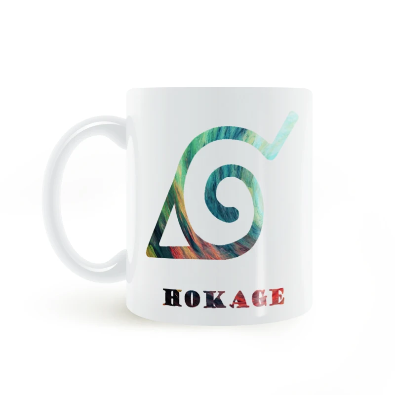 Аниме Наруто Hokage Логотип Кружка Кофе Молоко керамика творческий DIY подарки