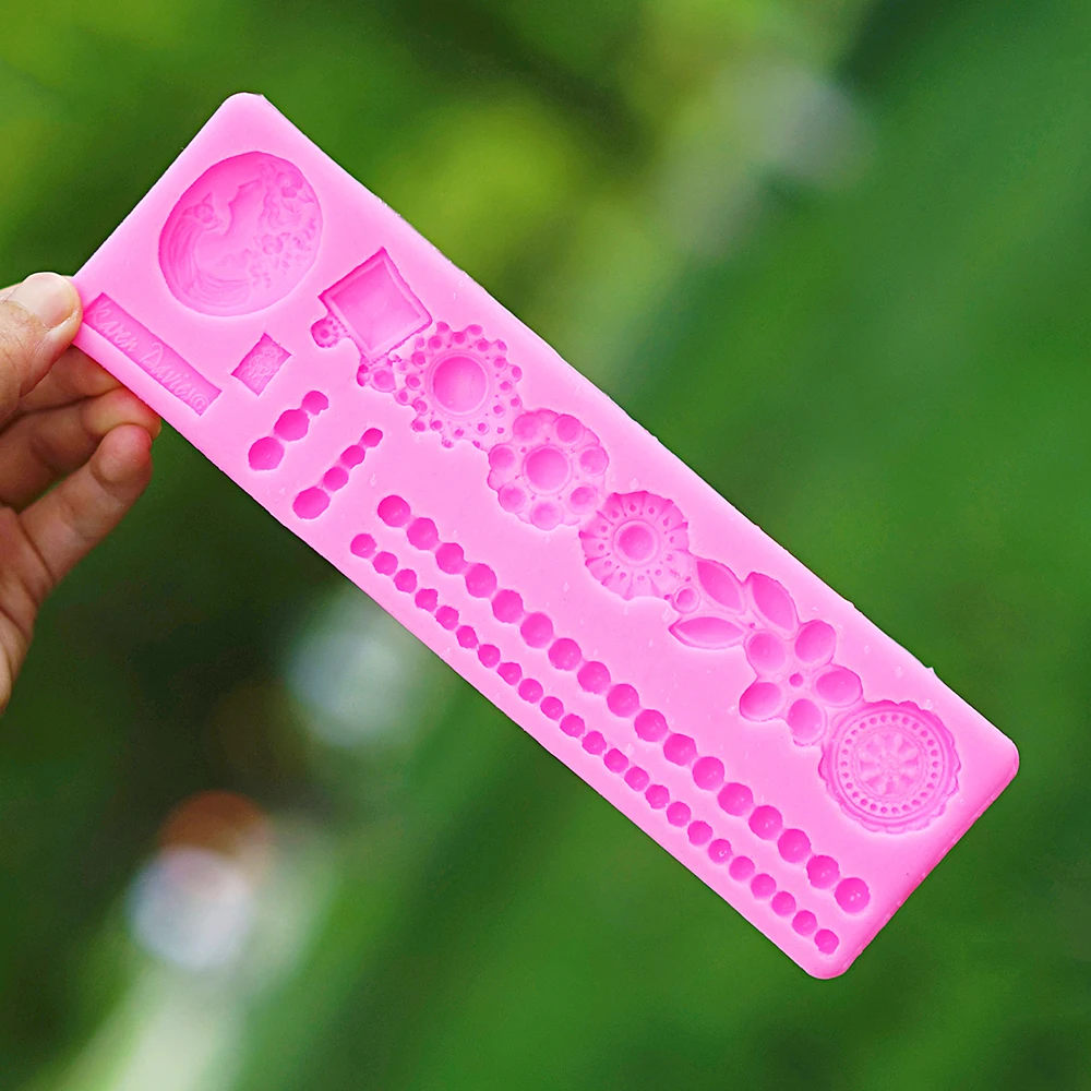 Алмазная силиконовая форма для бордюра украшения свадебные Инструменты торта