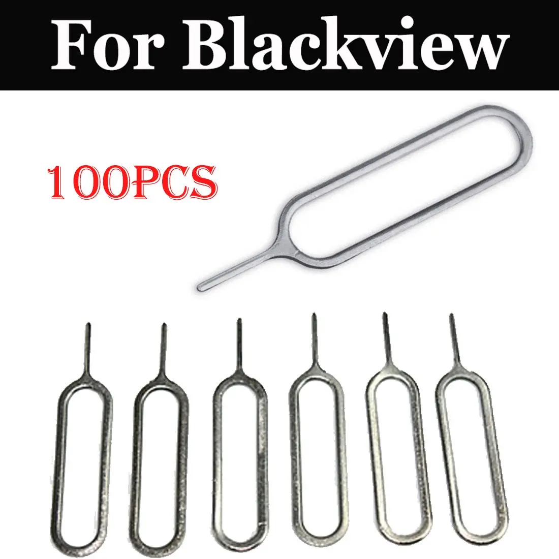 

Инструмент для удаления лотка SIM-карты, 100 шт., Pin-ключ для Blackview Ultra Plus E7 E7s BV2000s R7 A8 Max A8 R6 P2 S8 A7 A7 Pro
