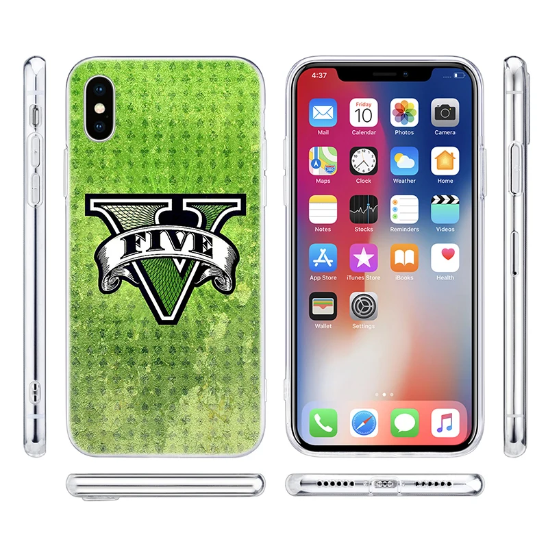 Горячая Grand Theft Auto GTA 5 Мягкий Силиконовый Модный чехол для Apple iPhone 11 Pro XS MAX XR X 7 8 Plus 6