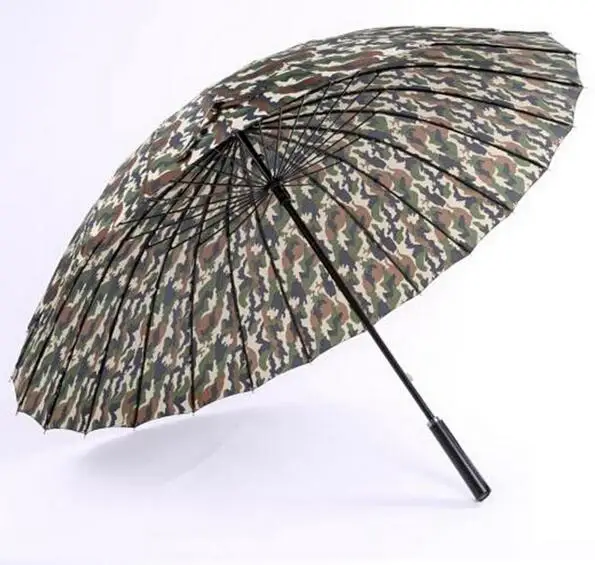 Высокое качество 24 ребра фирма Камуфляж цветной зонтик ветрозащитный длинная