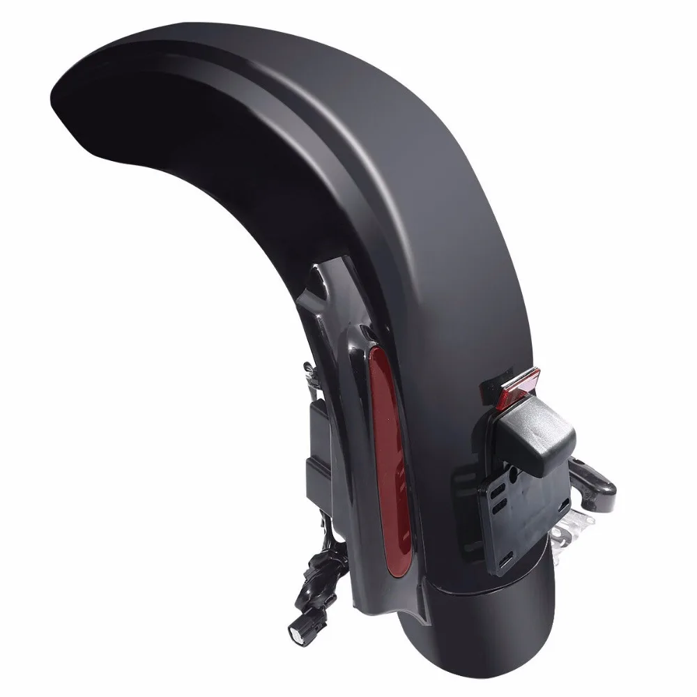 Мотоциклетная CVO стильная система заднего крыла для Harley Ultra Classic Electra Glide Road King Street Glide 2009-2013 дымчатый красный