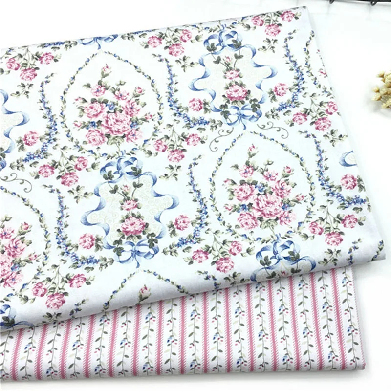 Красивая 50x160 см розовая секретная Цветочная садовая дизайнерская хлопковая