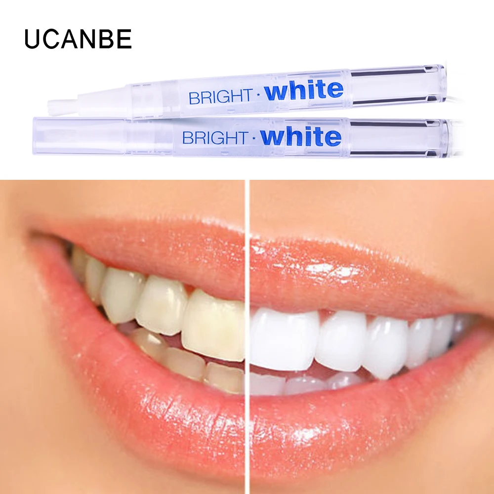 5 шт./лот UCANBE отбеливающая ручка для отбеливания зубов, гель-пероксид для чистки зубов, набор для удаления пятен, яркий отбеливатель для зубов, уход за полостью рта