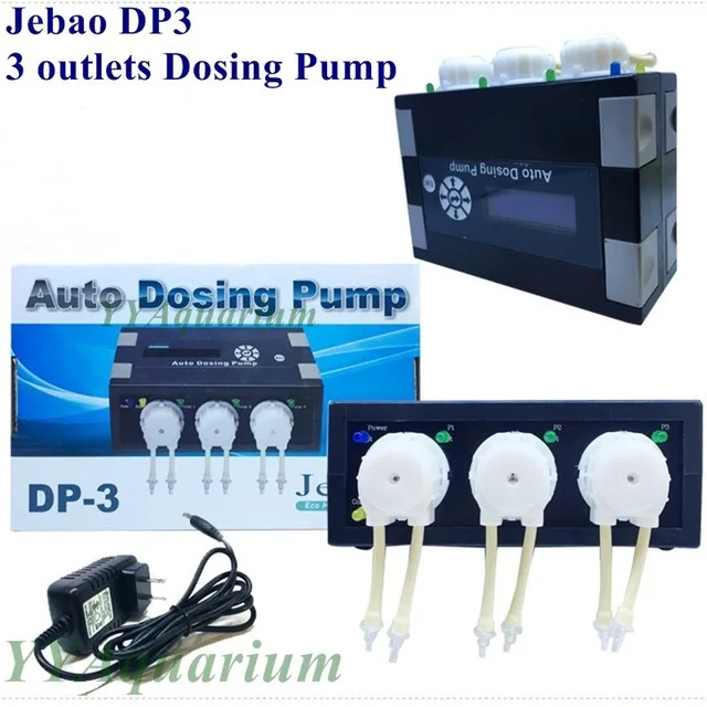 JEBAO DP2 DP3 DP4 DP5 DP-2 DP-3 DP-4 DP-5 DP3S DP4S автоматическое дозирование насос программируемый жидкости SLAVE дозатор для аквариума морских рифов - Цвет: DP3
