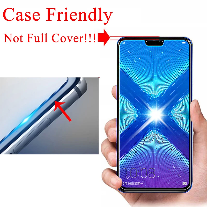 Защитная пленка для экрана 8x Honer Hono 8c 8 X Lite из закаленного стекла Huavei X8 C8 Honor