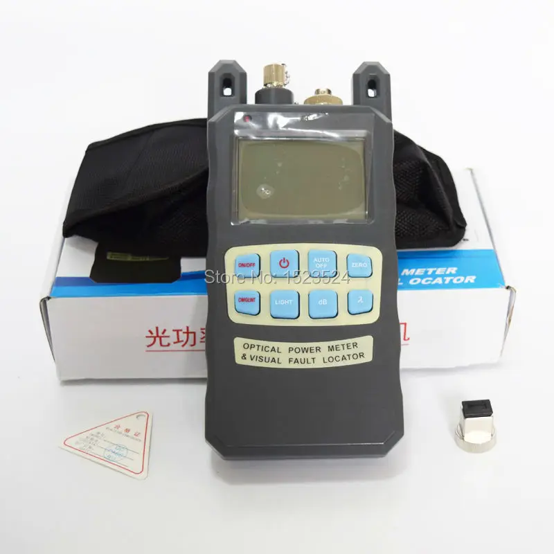 

All-IN-ONE Fiber optical power meter -70 to +10dBm with 1mw 5km Fiber Optic Cable Tester Visual Fault Locator