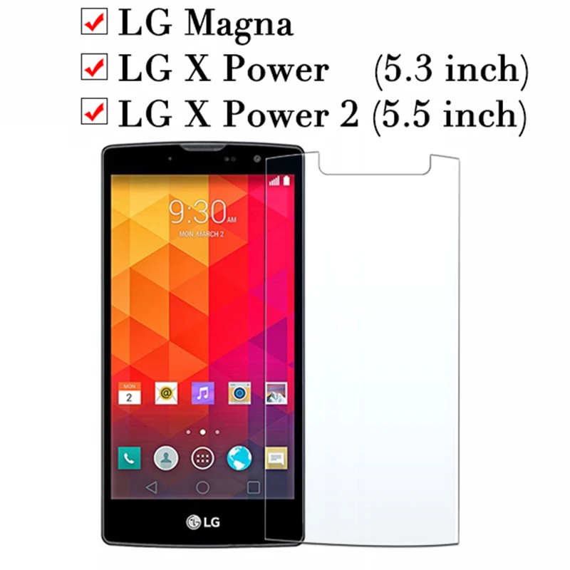 Защитное стекло для lg x power 2 magna v10 закаленное защитное экрана glx защита стекла xpower v