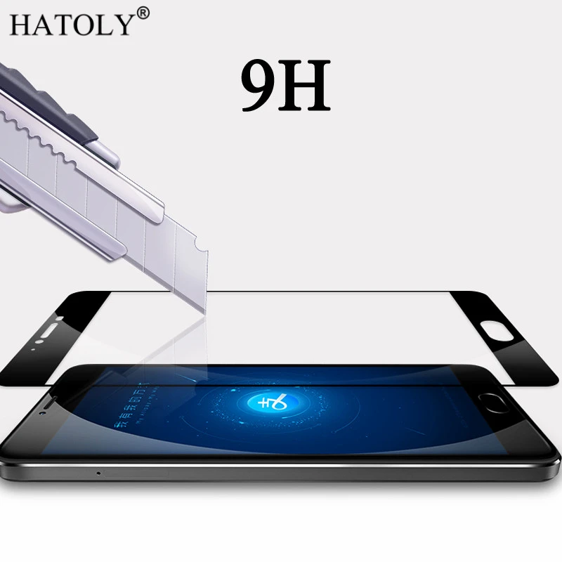 Закаленное стекло HATOLY для Meizu U10 Защитная пленка экрана Meilan U 10 полное покрытие U680H
