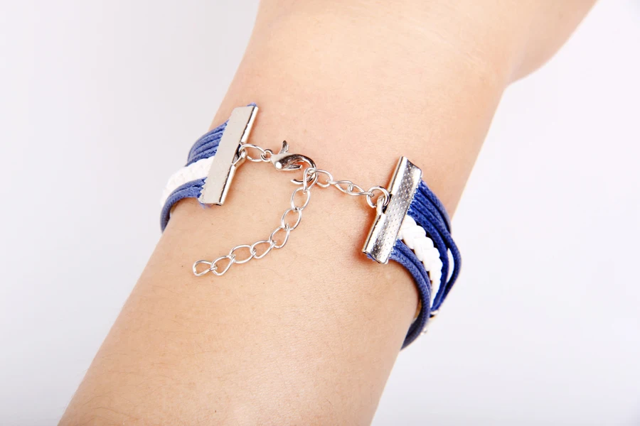 Браслет кожаный многослойный с крыльями ангела PSL254|leather bracelet|believe braceletbracelet bracelet |