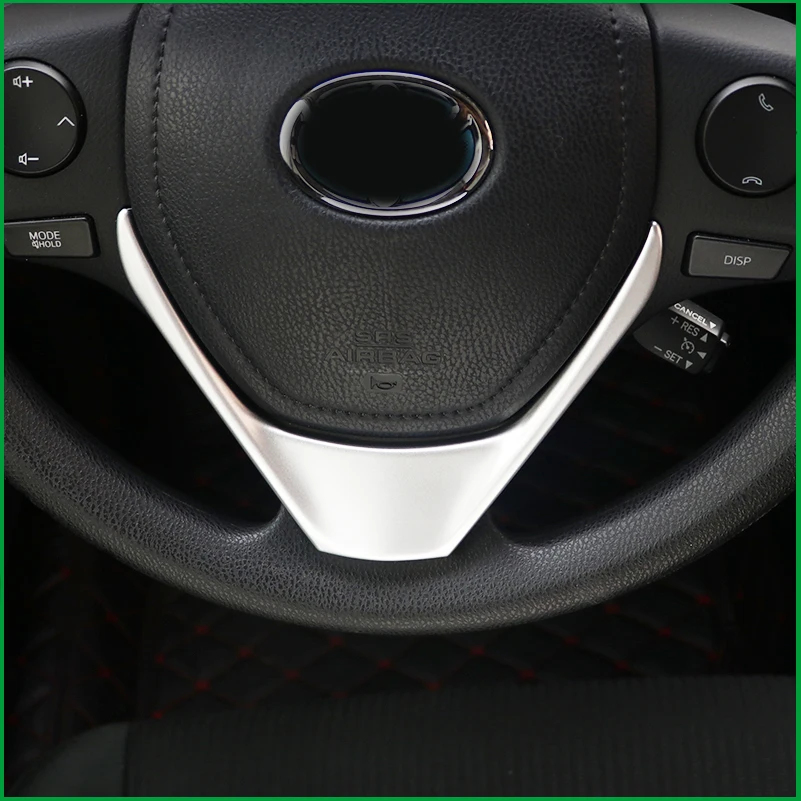 Для Toyota RAV4 для Toyota Previa RAV 4 2013- интерьерные рулевое колесо украшение в каркас покрытие стикер для отделки стайлинга автомобилей Авто Запчасти
