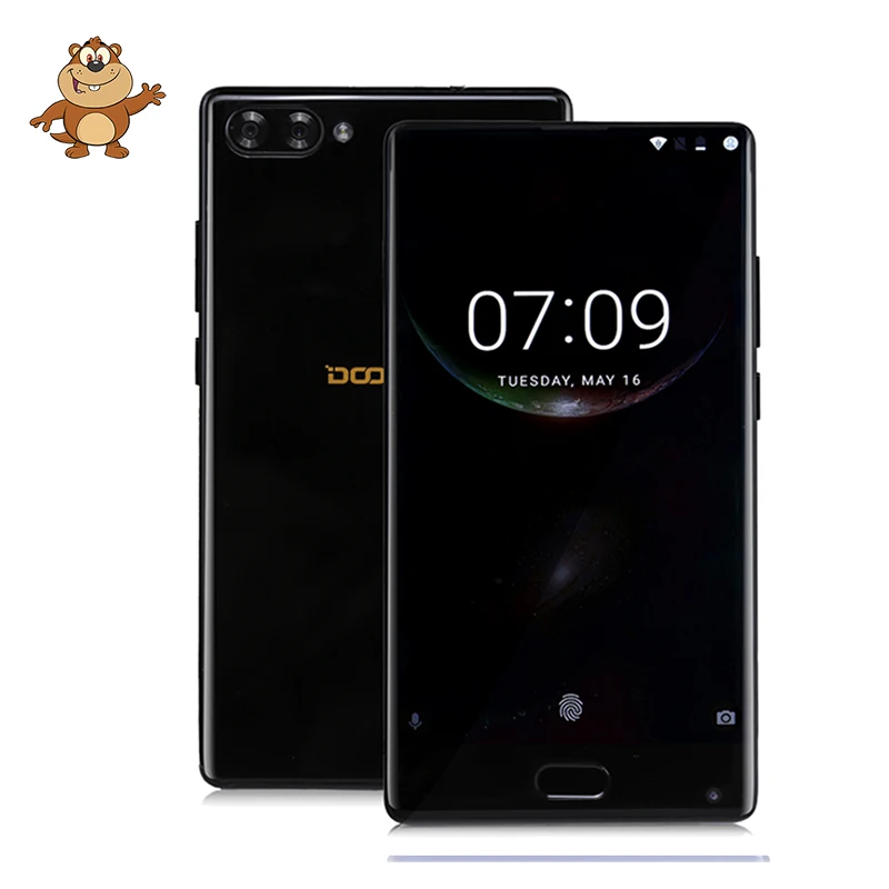 DOOGEE MIX 6 ГБ и 64 Гб ободок менее смартфон Dual Камера 5 ''AMOLED MTK Helio P25 Восьмиядерный