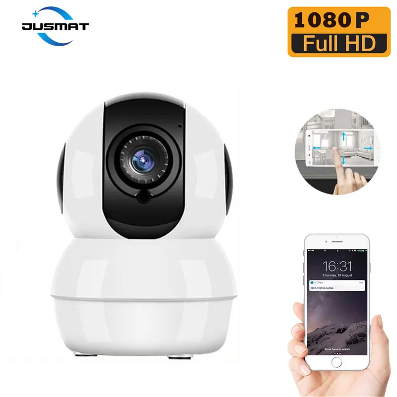 Беспроводная камера 720P/1080P умная с Wi Fi IOS Android ICSee HD домашняя сеть 360 градусов 24