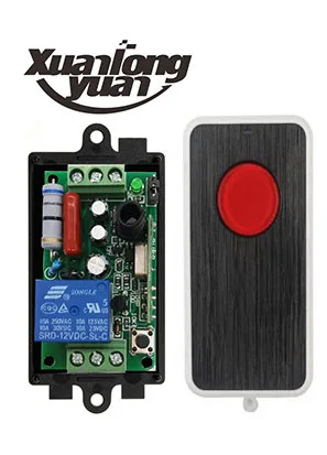 Xuanlongyuan AC220V 1CH RF переключатель системы дистанционного управления передатчик +