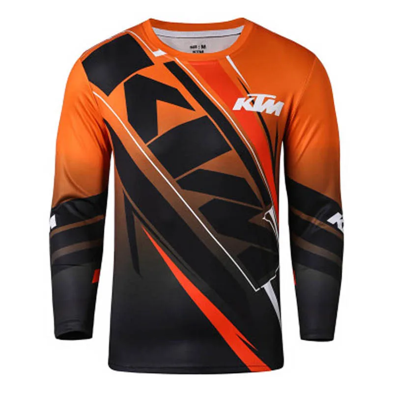 2018 Quick Dry Long cycling jersey KTM mx mtb off road Mountain Bike DH Motocross BMX downhill Jersey Breathable | Спорт и