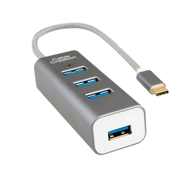Разветвитель с 4 портами usb 3 0 типа c для Dell XPS 0|Адаптеры Type-C| |
