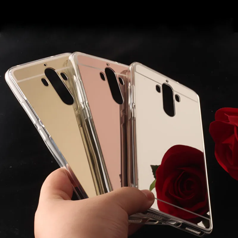 Ударопрочный зеркальный мягкий чехол для Huawei Nova 3i 3 2 Plus 2s P8 P9 P10 p20 Lite Honor Play 10 V10 V9 9