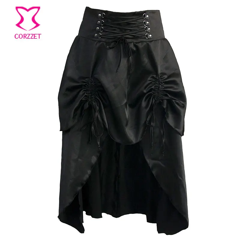 

Black Hot Sexy Korsett For Women Steampunk Clothing Plus Size Victorian Corset Dress Gothic Bustier Set (Jacket+Corset+Skirt)