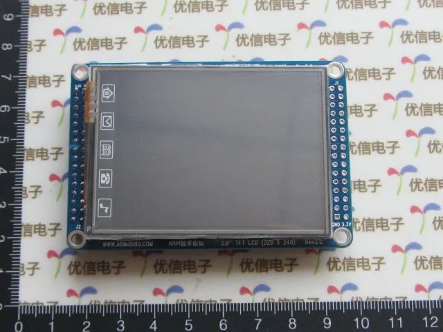 2.8 дюймов 26 миллионов цветов цветной TFT сенсорный / &quot LCD с SD карты поддержка 16 бит 8