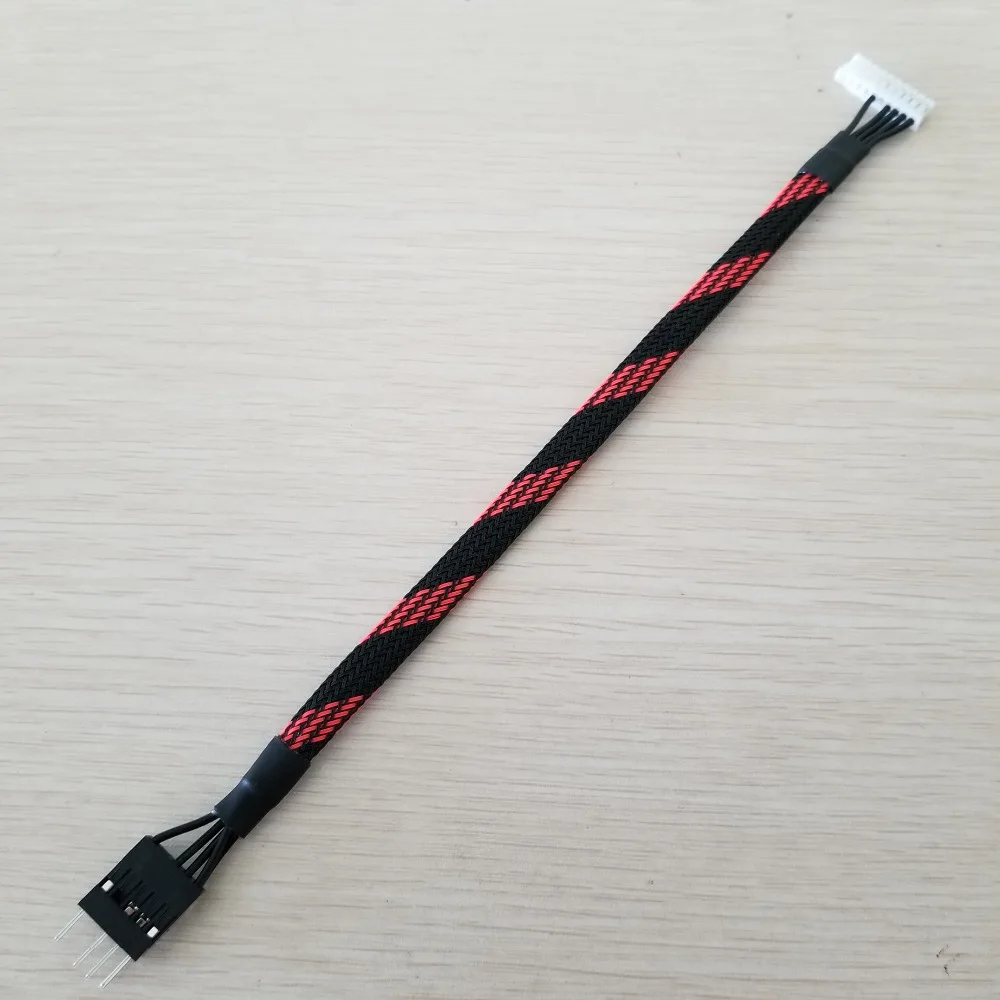 PC DIY 10Pin Женский к 9Pin внешний аудиоадаптер кабель 5 1 и 7 канала для творческой