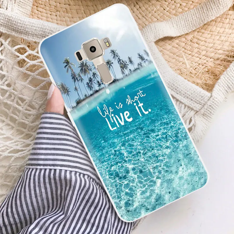 for ASUS Zenfone3 ZE520KL Mobile Phone 5.2 inch ze520kl Animal Back Cover Clear Gel Protector 3 Capa |