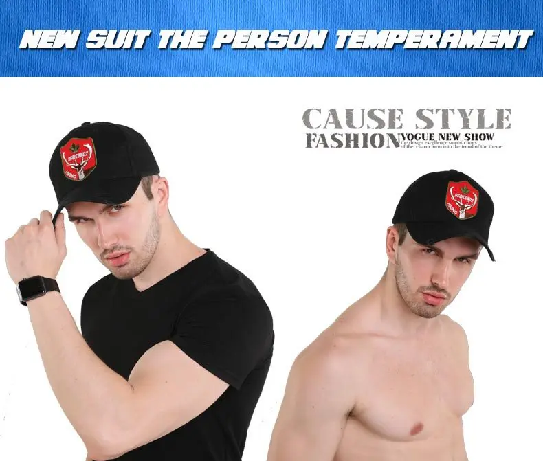 DSQICOND2 бренд Для мужчин Для женщин Бейсбол Кепки папа Casquette Повседневное DSQ Snapback Кепки хип-хоп Bone Кепка с металлической буквой Homme вышивка