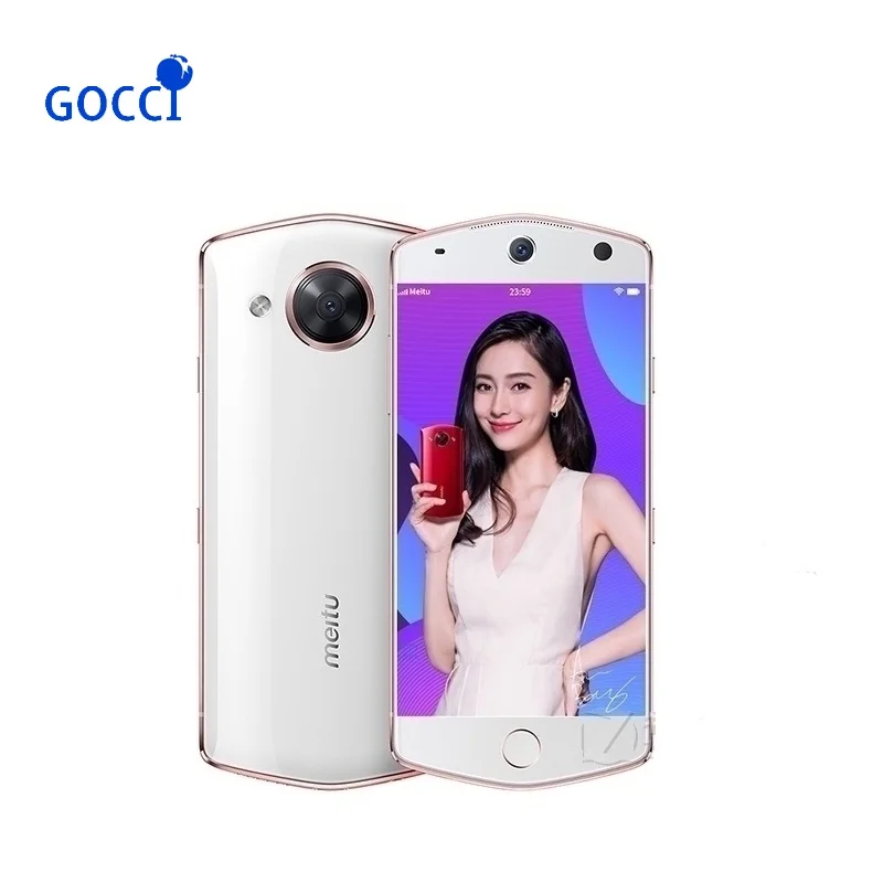 Meitu M8 5,2 дюймов 3000 мАч Helio x20 десять ядер ЦП 12MP+ 21MP камеры красоты многоязычный чистый необновляемый чистый выпуск