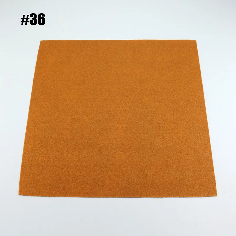 1 Sheet 30X30 см фетровая ткань 40 цветов на выбор Нетканая рукоделие DIY шитье ручная работа 1 мм Think Feltro Colth 1 лист/упаковка - Цвет: 1 Sheet