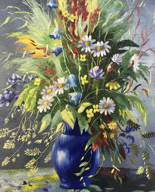 100% Шелковая нить тутового шелкопряда ручной работы вышивка в Сучжоу рамка