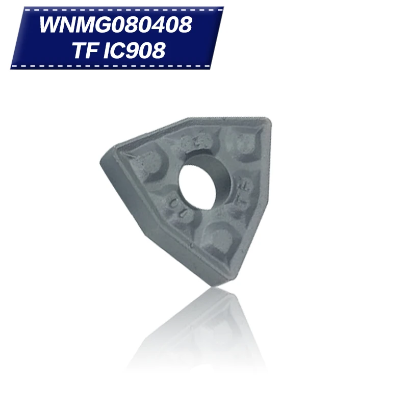 20 шт. WNMG080408 TF IC908 WNMG432 внешние токарные инструменты карбидная вставка для