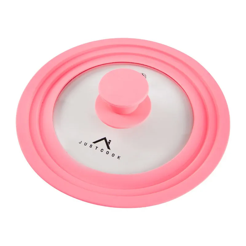 Стеклянная крышка для приготовления пищи из силикагеля силиконовая кастрюля