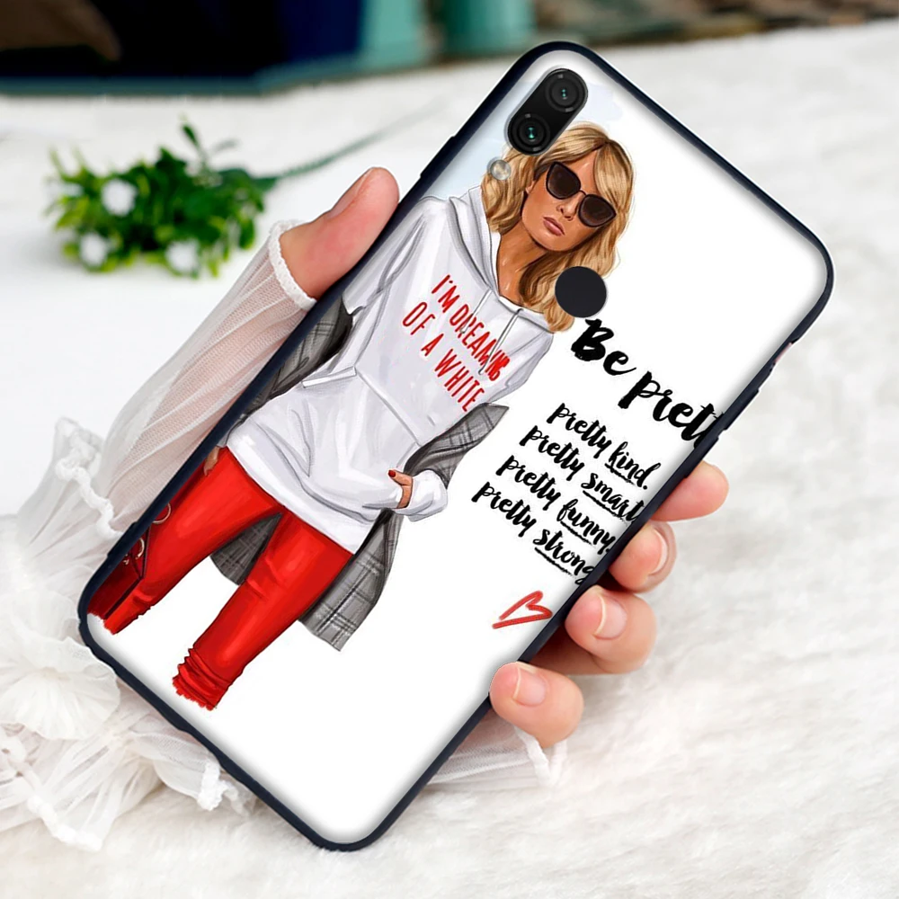 5 Цветами мальчик и девочка, стиль «Принцессы», мягкий чехол для Xiaomi Redmi Note 4 4X6 7 8 Pro 5 Plus 5A 6A крышка - Цвет: 5