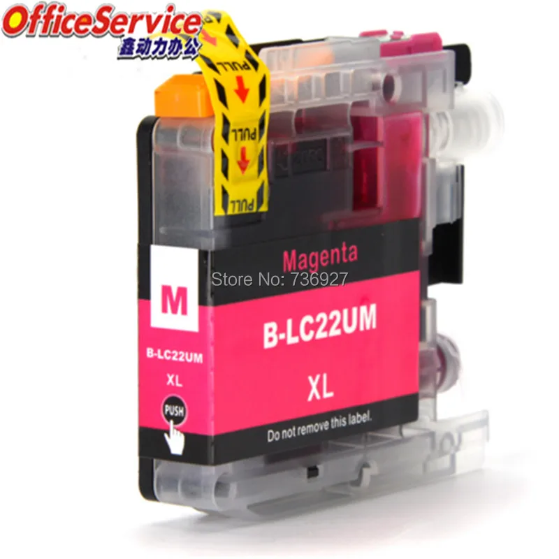 Совместимый чернильный картридж LC22U LC22UXL для струйного принтера Brother DCP J785DW MFC